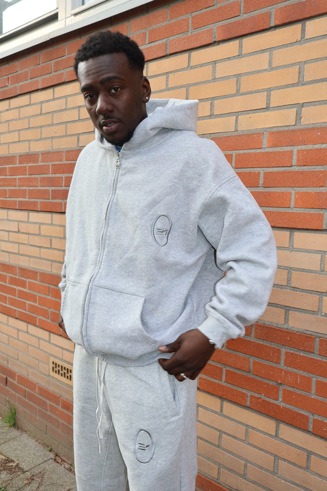 Off grid tracksuit - Light grey